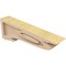Ekena Millwork 2"W x 12"D x 4"H Thin Scroll Rough Cedar Woodgrain TimberThane Corbel, Primed Tan CORUR02X12X04SCRRCPR - alternate 4